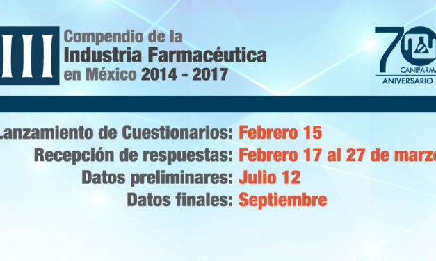 III Compendio estadístico de la Industria farmacéutica en México 2014-2017