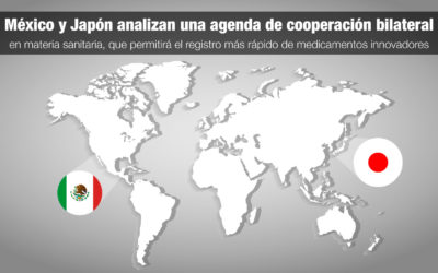México y Japón analizan una agenda de cooperación bilateral en materia sanitaria, que permitirá el registro más rápido de medicamentos innovadores