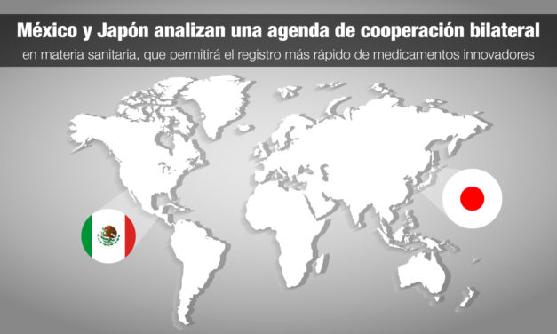 México y Japón analizan una agenda de cooperación bilateral en materia sanitaria, que permitirá el registro más rápido de medicamentos innovadores