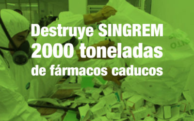 Destruye SINGREM 2000 toneladas de fármacos caducos.