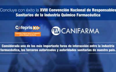 Concluye con éxito la XVIII Convención Nacional de Responsables Sanitarios de la Industria Químico Farmacéutica