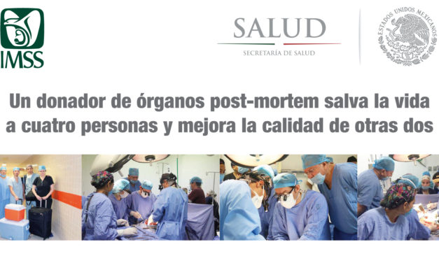 Un donador de órganos post-mortem salva la vida a cuatro personas y mejora la calidad de otras dos