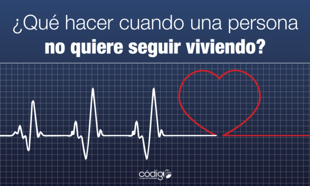 ¿Qué hacer cuando una persona no quiere seguir viviendo?