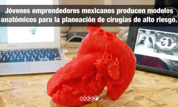 Jóvenes emprendedores mexicanos producen modelos anatómicos para la planeación de cirugías de alto riesgo.