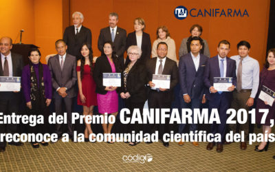 Entrega del Premio CANIFARMA 2017, reconoce a la comunidad científica del país