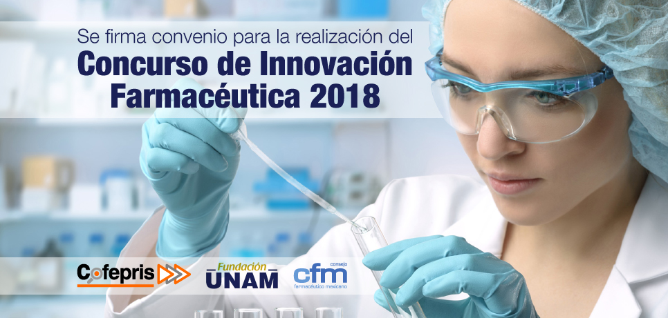 Se firma convenio para la realización del Concurso de Innovación Farmacéutica 2018