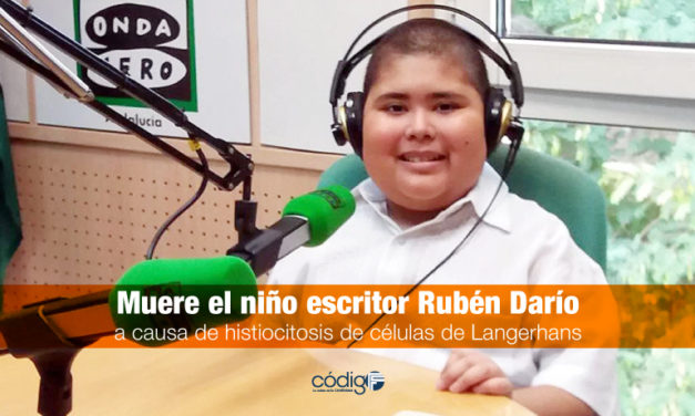 Muere el niño escritor Rubén Darío a causa de histiocitosis de células de Langerhans.