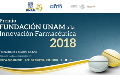 Convocatoria | Premio “CFM-Fundación UNAM para la innovación Farmacéutica 2018”
