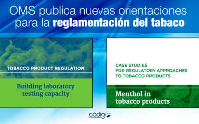 La OMS publica nuevas orientaciones para la reglamentación del tabaco.
