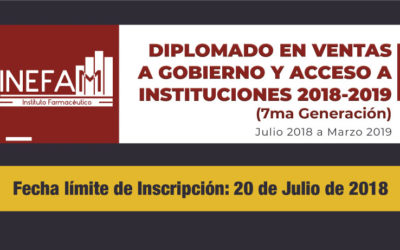 Diplomado en ventas a gobierno y acceso a instituciones 2018-2019 (7ma Generación)