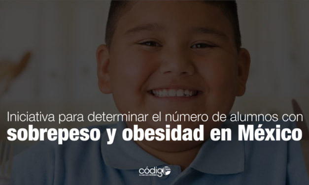 Iniciativa para determinar el número de alumnos con sobrepeso y obesidad en México.