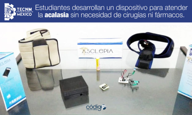 Estudiantes desarrollan un dispositivo para atender la acalasia sin necesidad de cirugías ni fármacos.
