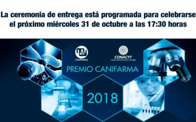 Ceremonia de entrega de los Premios CANIFARMA 2018