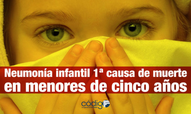 Neumonía infantil primera causa de muerte en menores de cinco años.