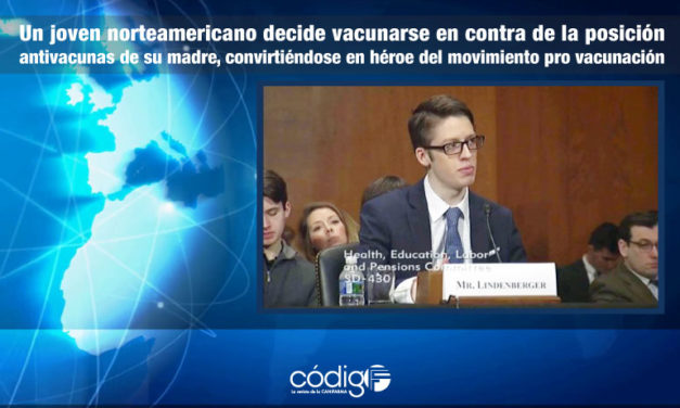 Un joven norteamericano decide vacunarse en contra de la posición antivacunas de su madre, convirtiéndose en héroe del movimiento pro vacunación