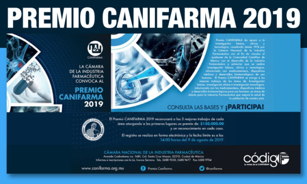La Cámara de la Industria Farmacéutica convoca al Premio CANIFARMA 2019