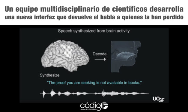 Un equipo multidisciplinario de científicos desarrolla una nueva interfaz que devuelve el habla a quienes la han perdido