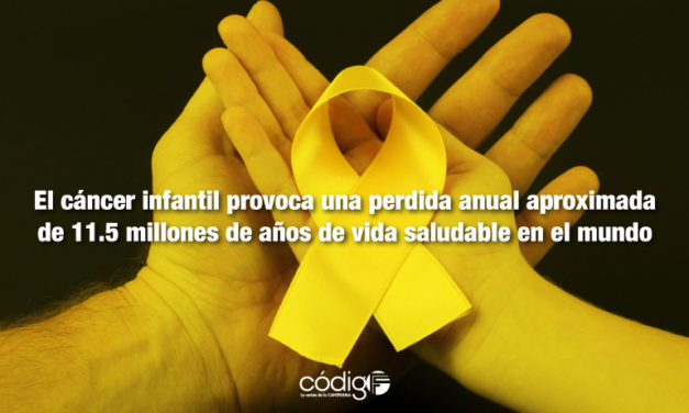 El cáncer infantil provoca una perdida anual aproximada de 11.5 millones de años de vida saludable en el mundo