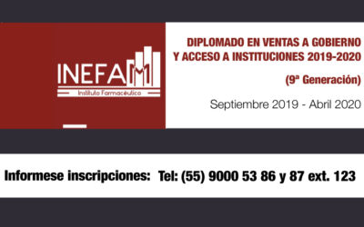 ABRIMOS INSCRIPCIONES: 9na Generación del diplomado en ventas a gobierno y acceso a instituciones 2019-2020 (DVGAI).