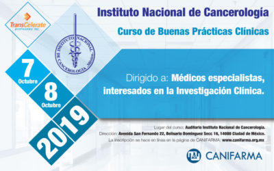 Curso de Buenas Prácticas Clínicas Instituto Nacional de Cancerología 7 y 8 de octubre 2019.