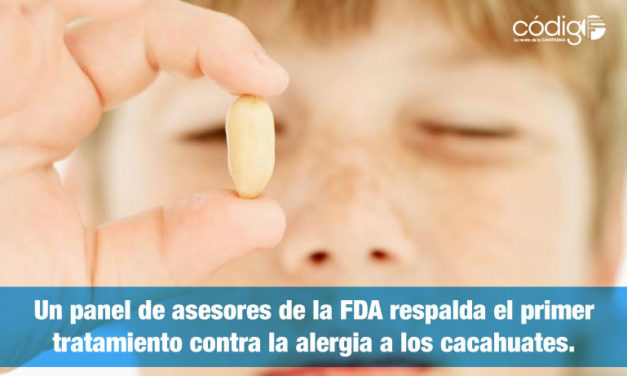 Un panel de asesores de la FDA respalda el primer tratamiento contra la alergia a los cacahuates.