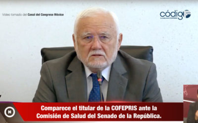 Comparece el titular de la COFEPRIS ante la Comisión de Salud del Senado de la República.