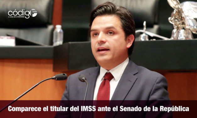 Comparece el titular del IMSS ante el Senado de la República.