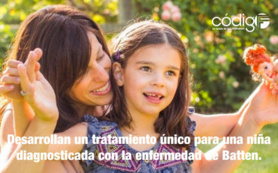 Desarrollan un tratamiento único para una niña diagnosticada con la enfermedad de Batten.