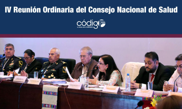 IV Reunión Ordinaria del Consejo Nacional de Salud