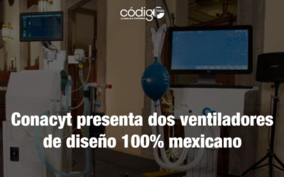 Conacyt presenta dos ventiladores de diseño 100% mexicano.