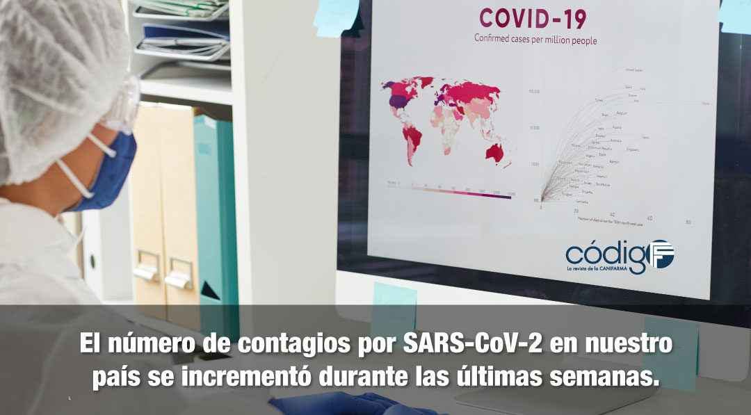 El número de contagios por SARS-CoV-2 en nuestro país se incrementó durante las últimas semanas.