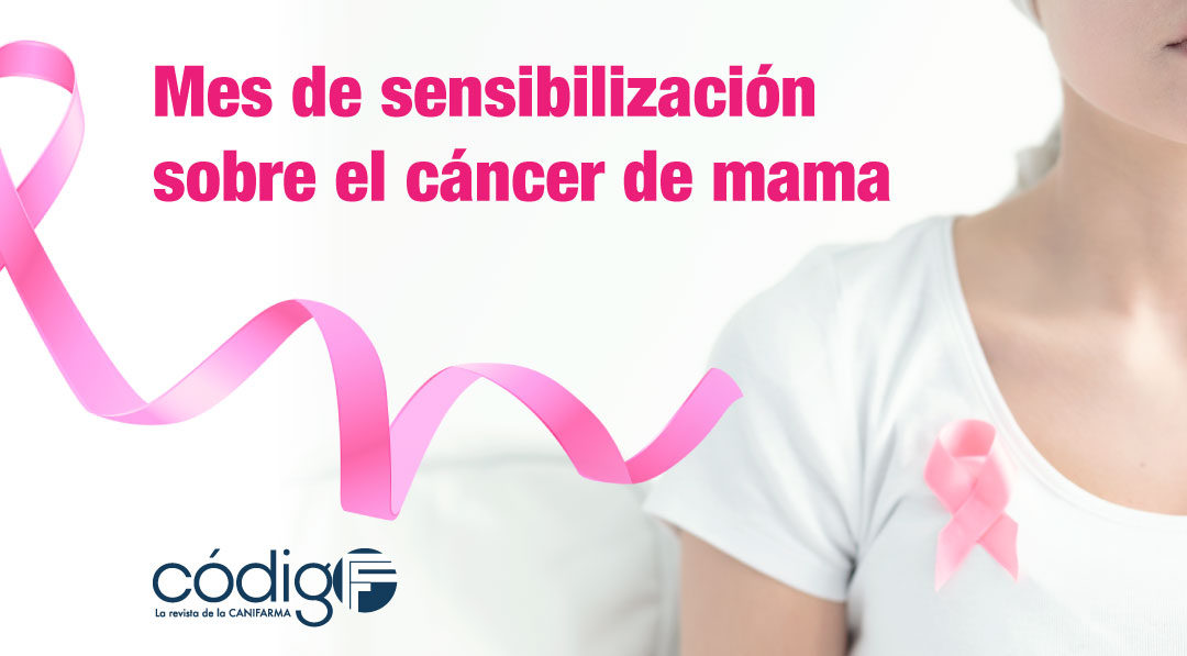 Mes de sensibilización sobre el cáncer de mama.