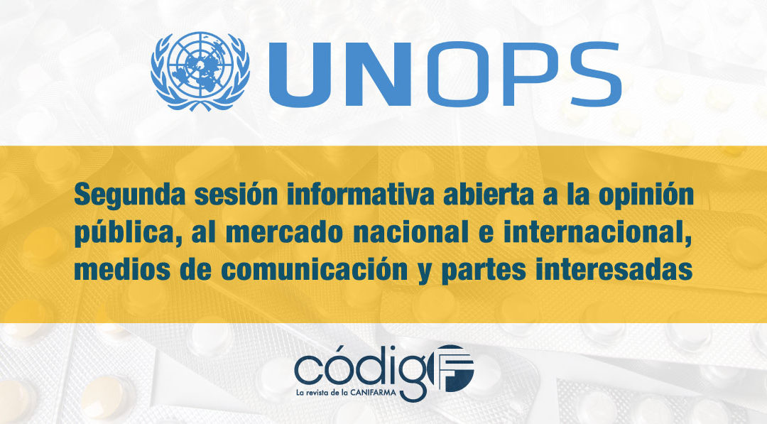 Los 7 datos más importantes de la 2da Sesión informativa de la UNOPS para la compra de medicamentos y material de curación