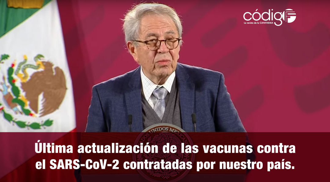 Última actualización de las vacunas contra el SARS-CoV-2 contratadas por nuestro país.