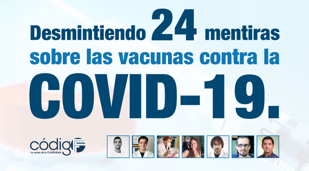 Desmintiendo 24 mentiras sobre las vacunas contra el COVID-19.
