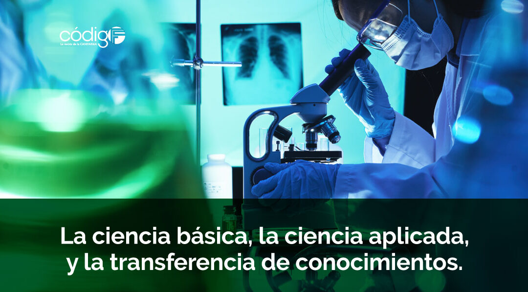 La ciencia básica, la ciencia aplicada, y la transferencia de conocimientos.