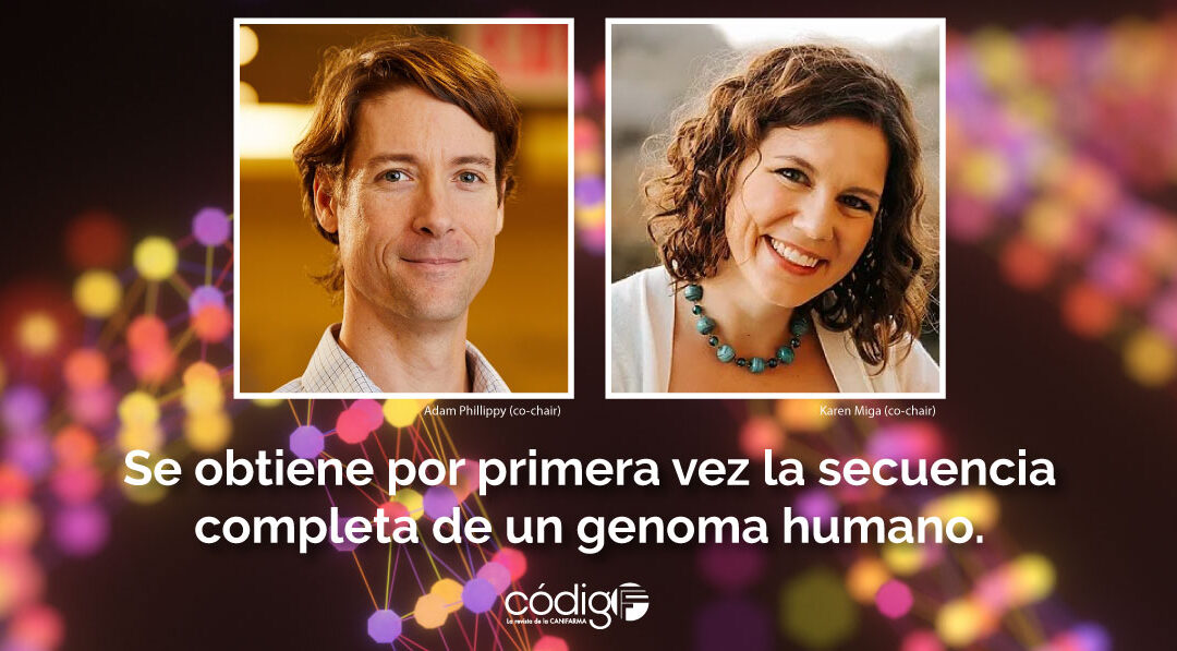 Se obtiene por primera vez la secuencia completa de un genoma humano.