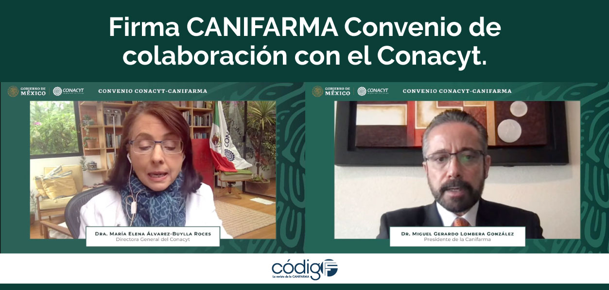 Firma CANIFARMA Convenio de colaboración con el Conacyt.