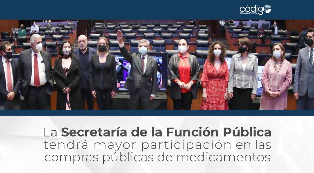 La Secretaría de la Función Pública tendrá mayor participación en las compras públicas de medicamentos.