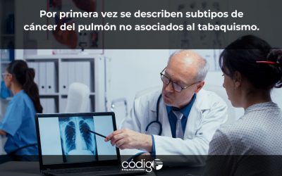 Por primera vez se describen subtipos de cáncer del pulmón no asociados al tabaquismo.