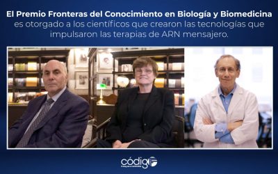 El Premio Fronteras del Conocimiento en Biología y Biomedicina es otorgado a los científicos que crearon las tecnologías que impulsaron las terapias de ARN mensajero.