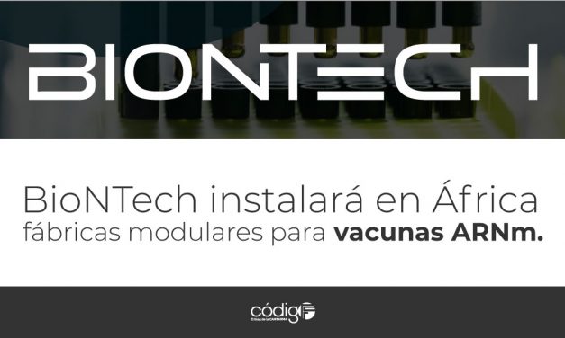 BioNTech instalará en África fábricas modulares para vacunas ARNm.