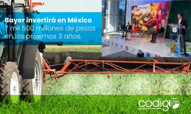 Bayer invertirá en México 7 mil 500 millones de pesos en los próximos 3 años.
