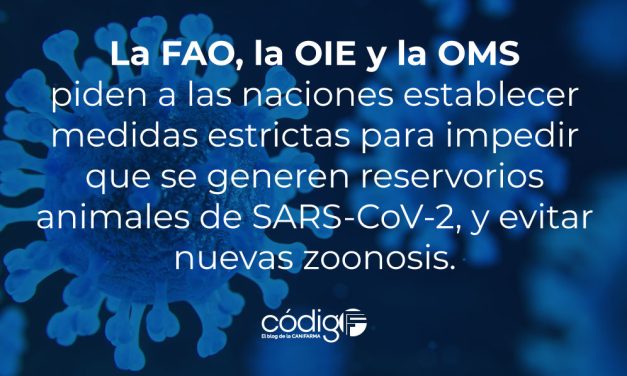 La FAO, la OIE y la OMS piden a las naciones establecer medidas estrictas para impedir que se generen reservorios animales de SARS-CoV-2, y evitar nuevas zoonosis.