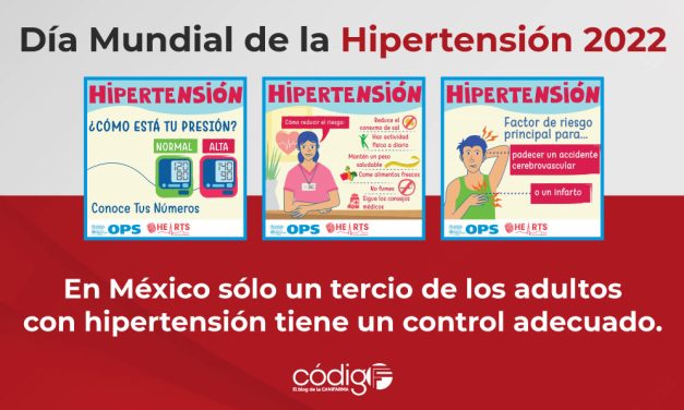 Día Mundial de la Hipertensión: En México sólo un tercio de los adultos con hipertensión tiene un control adecuado.