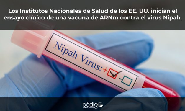 Los Institutos Nacionales de Salud de los EE. UU. inician el ensayo clínico de una vacuna de ARNm contra el virus Nipah.