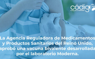 La Agencia Reguladora de Medicamentos y Productos Sanitarios del Reino Unido, aprobó una vacuna bivalente desarrollada por el laboratorio Moderna.