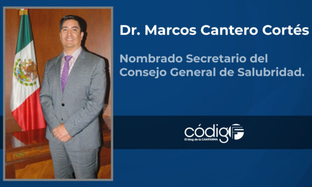 Marcos Cantero Cortés, nuevo Secretario del Consejo de Salubridad General.