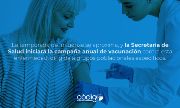 La temporada de influenza se aproxima, y la Secretaría de Salud iniciará la campaña anual de vacunación contra esta enfermedad, dirigida a grupos poblacionales específicos.