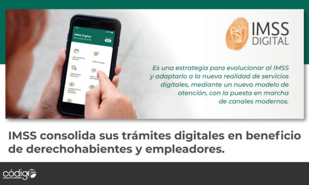 IMSS consolida sus trámites digitales en beneficio de derechohabientes y empleadores.